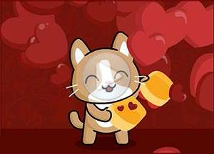 Tarjeta animada de Amor, Te regalo todo mi amor