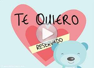  Tarjeta animada de Amor, Tienes un lugar en mi coraz�n. 