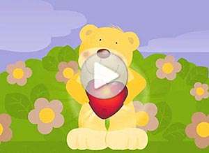  Tarjeta animada de Aniversarios, Mi coraz�n es tuyo. 