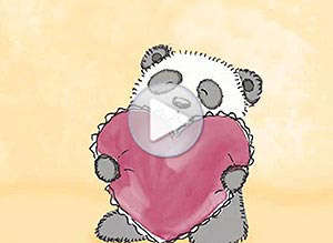  Tarjeta animada de Amor, Un abrazo para ti�. 