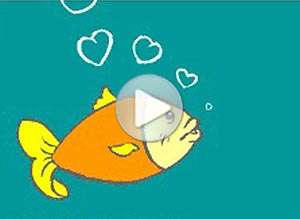  Tarjeta animada de Amor, Te quiero. 