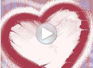  Tarjeta animada de Aniversarios, De coraz�n. 