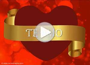  Tarjeta animada de Amor, Promesa de amor. 