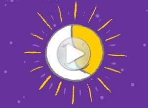  Tarjeta animada de Amor, Aunque seamos distintos. 