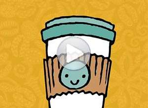  Tarjeta animada de Hola, Si tu d�a est� amargo.... 