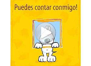  Tarjeta animada de Animo, Puedes contar conmigo. 