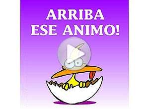  Tarjeta animada de Animo, Arriba!. 