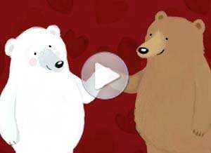  Tarjeta animada de Aniversarios, El amor es�. 