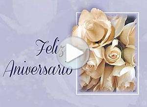  Tarjeta animada de Aniversarios, Que su amor siga floreciendo. 