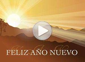  Tarjeta animada de A&ntilde;o Nuevo, Feliz a�o nuevo. 