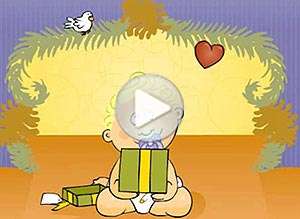  Tarjeta animada de A&ntilde;o Nuevo, Bienvenido, a�o nuevo. 