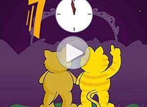  Tarjeta animada de A&ntilde;o Nuevo, Que sobren motivos para celebrar!. 