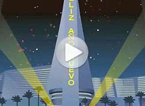  Tarjeta animada de A&ntilde;o Nuevo, Feliz a�o nuevo!. 