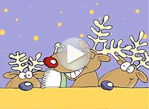  Tarjeta animada de A&ntilde;o Nuevo, Burbujas de felicidad. 