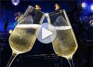 Tarjeta animada de A&ntilde;o Nuevo, Cumplir metas y sue�os