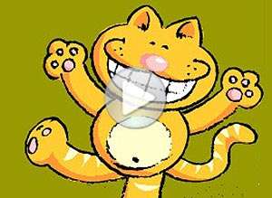 Tarjeta animada de Te mando un abrazo, Aqu� va...