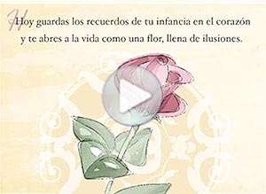  Tarjeta animada de Cumplea&ntilde;os, Felices 15 a�os. 