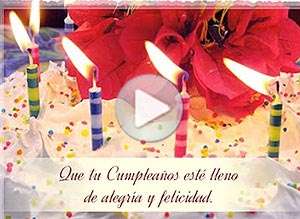  Tarjeta animada de Cumplea&ntilde;os, Mereces lo mejor. 