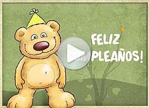  Tarjeta animada de Cumplea&ntilde;os, Est�s en mi coraz�n. 