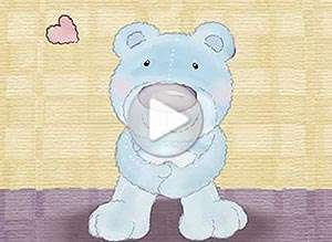  Tarjeta animada de D&iacute;a del amigo, Te extra�o y te env�o mi cari�o. 