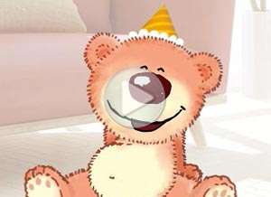  Tarjeta animada de Cumplea&ntilde;os, Te dar� un abrazote cuando te vea. 