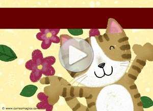  Tarjeta animada de Cumplea&ntilde;os, Un nuevo a�o en tu vida. 