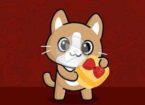  Tarjeta animada de Cumplea&ntilde;os, Te env�o todo mi cari�o. 