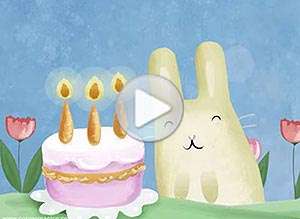  Tarjeta animada de Cumplea&ntilde;os, Eres una bendici�n. 