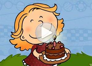  Tarjeta animada de Cumplea&ntilde;os, Un gran d�a para una gran persona. 