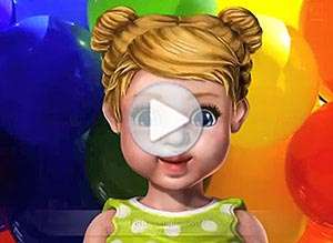  Tarjeta animada de Cumplea&ntilde;os, Quiero ser grande como t�. 