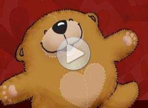  Tarjeta animada de Cumplea&ntilde;os, Un abrazo desde la distancia. 