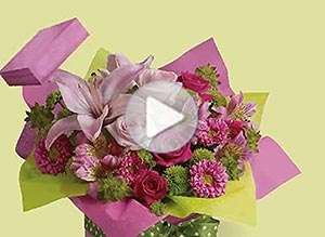  Tarjeta animada de Cumplea&ntilde;os, El regalo de la felicidad. 