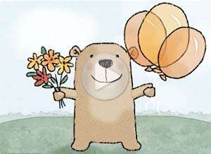 Tarjeta animada de Cumplea&ntilde;os, Hoy me acord� de ti