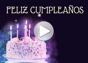  Tarjeta animada de Cumplea&ntilde;os, Eres nuestro regalo de dios. 