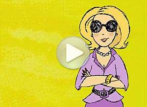  Tarjeta animada de Cumplea&ntilde;os, El secreto para estar siempre joven. 