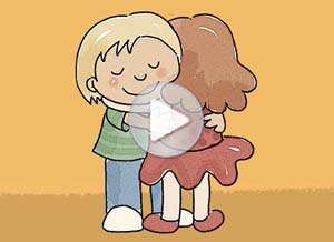 Tarjeta animada de D&iacute;a del amigo, Iluminas mi camino