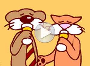  Tarjeta animada de D&iacute;a del Padre, Felicidades. 