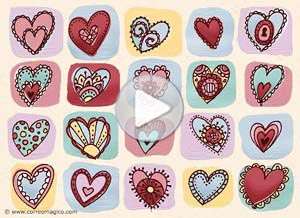  Tarjeta animada de D&iacute;a de la madre, Amor y alegr�a en tu d�a. 