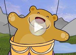  Tarjeta animada de D&iacute;a de la madre, Desde lejos te mando un abrazo. 