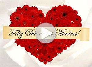  Tarjeta animada de D&iacute;a de la madre, Para mi mujer y compa�era. 