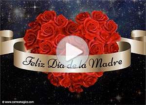  Tarjeta animada de D&iacute;a de la madre, La obra maestra de la creaci�n. 