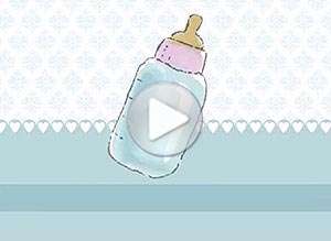  Tarjeta animada de D&iacute;a de la madre, En tu primer d�a de las madres. 