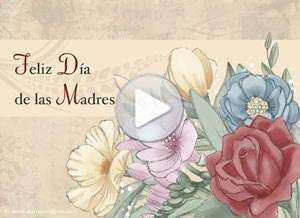  Tarjeta animada de D&iacute;a de la madre, Maternidad. 