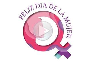 Tarjeta animada de D&iacute;a de la mujer, Hermosa inspiraci�n