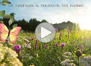  Tarjeta animada de D&iacute;a de la mujer, Vive la vida que has imaginado!. 