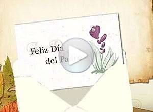  Tarjeta animada de D&iacute;a del Padre, A la distancia. 