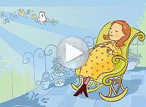  Tarjeta animada de D&iacute;a del Padre, Feliz primer d�a del padre. 