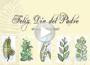  Tarjeta animada de D&iacute;a del Padre, Con gratitud y amor. 