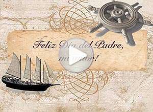  Tarjeta animada de D&iacute;a del Padre, Para el padre de mis hijos. 