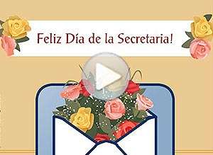  Tarjeta animada de D&iacute;a de la Secretaria, Tienes un email. 